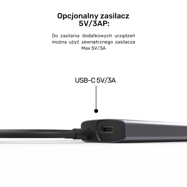 Unitek Hub 4w1 USB-C 10 Gbps, 2x USB-A i 2x USB-C H1112DGY01-1785963