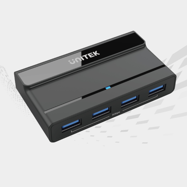 Unitek Przełącznik KVM 4x USB-A 5Gbps aktywny-1637406