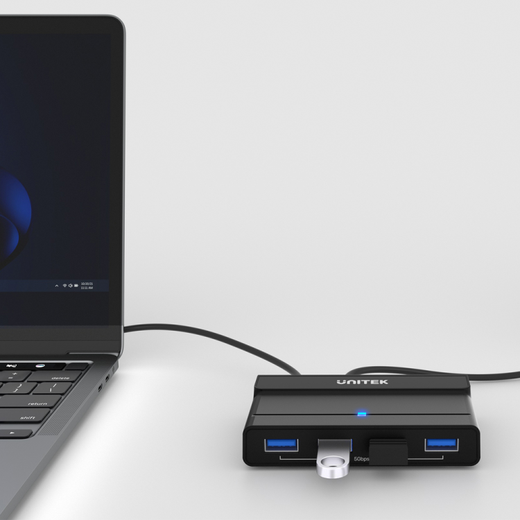 Unitek Przełącznik KVM 4x USB-A 5Gbps aktywny-1637405
