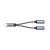 Unitek Adapter USB-C na 2 x port USB-C audio i 18W-1635817