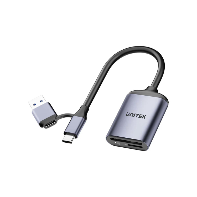 Unitek Czytnik kart pamięci SD4.0 /Micro SD4.0, 2w1-1784436