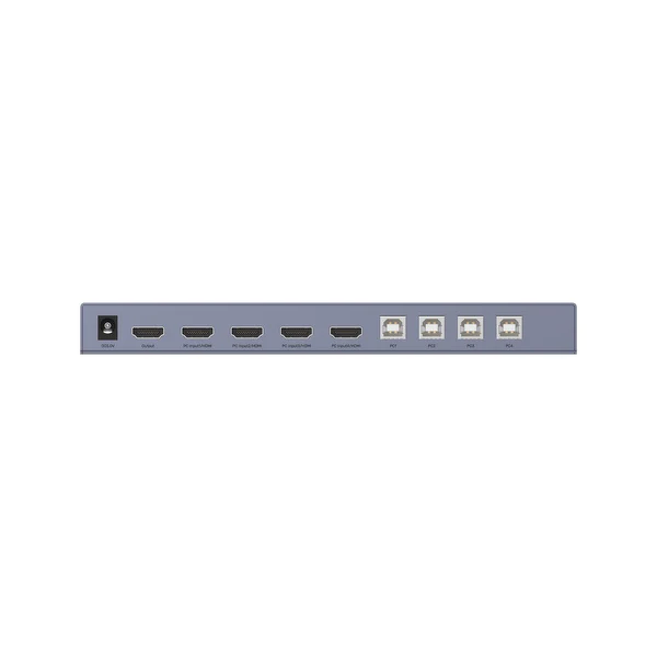 Unitek Przełącznik KVM 4K HDMI 2.0 4-in 1-out +USB-1450720