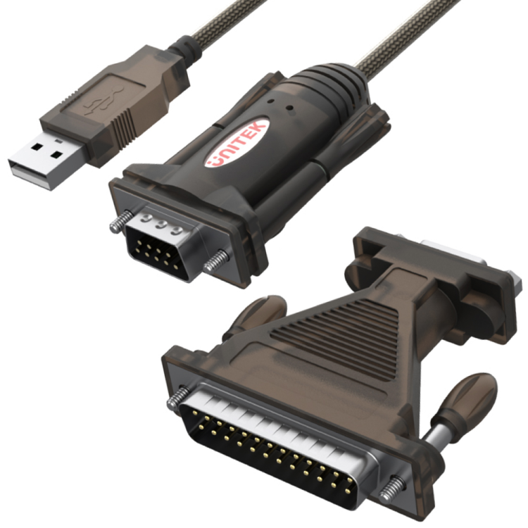 Unitek Y-105A konw. USB 1xRS-232 z adap.DB9F/DB25M-1274342