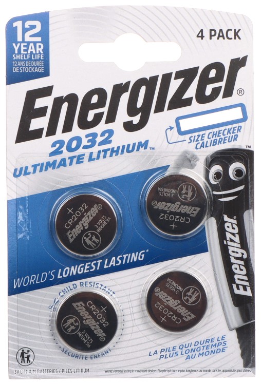 BATERIA LITOWA BAT-CR2032-LITHIUM*P4 ENERGIZER-1664051
