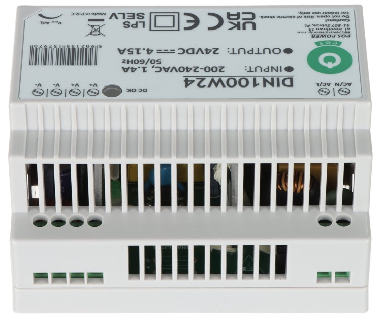 ZASILACZ IMPULSOWY DIN100W24 POS-1775028