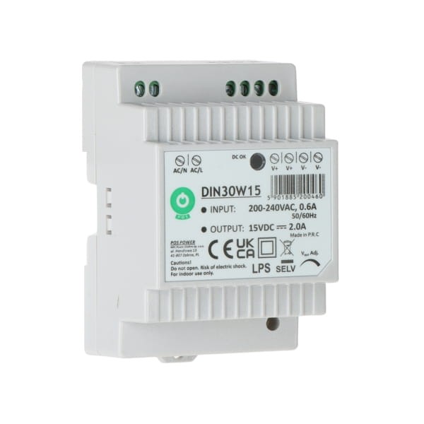 ZASILACZ IMPULSOWY DIN30W15 POS-1773131