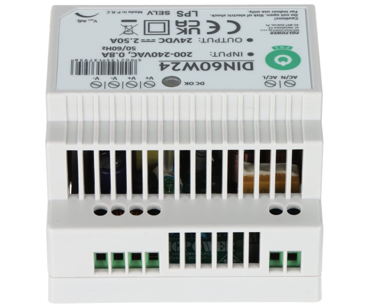 ZASILACZ IMPULSOWY DIN60W24 POS-1775042