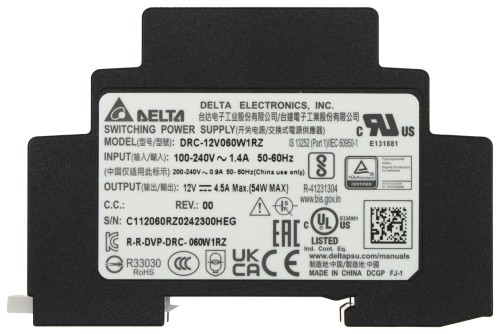 ZASILACZ IMPULSOWY DRC-12V060W-1RZ Delta Electronics-1700766