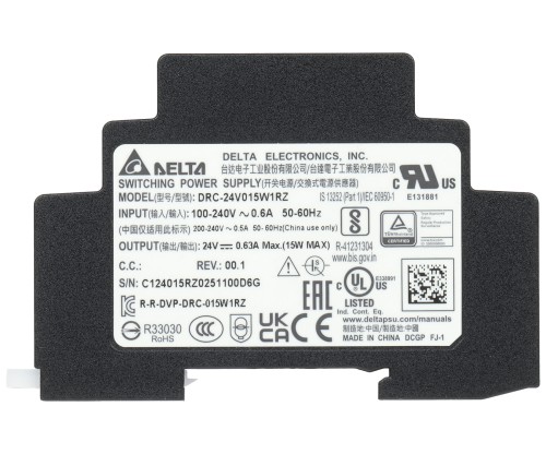 ZASILACZ IMPULSOWY DRC-24V015W1RZ Delta Electronics-1815116