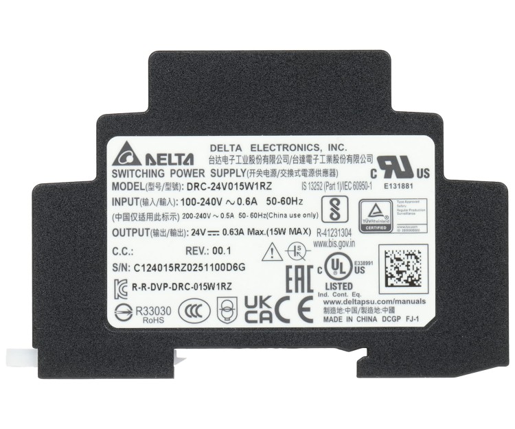 ZASILACZ IMPULSOWY DRC-24V015W1RZ Delta Electronics-1815116