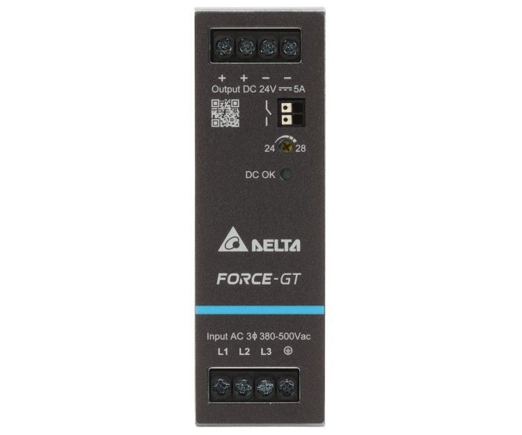 ZASILACZ IMPULSOWY DRF-24V120W3GBA FORCE-GT (3 FAZY) Delta Electronics-1820113
