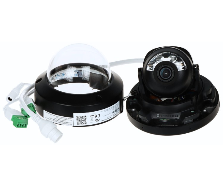 KAMERA WANDALOODPORNA IP DS-2CD2163G2-LIS2U 2.8MM BLACK PL Smart Hybrid Light AcuSense - 6Mpx Hikvision-1868844