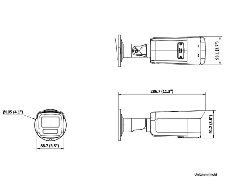 KAMERA IP DS-2CD2T43G2-LIS2U/SL(2.8MM)/PL Smart Hybrid Light AcuSense - 4Mpx-1805848