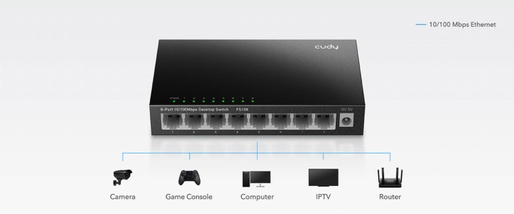 SWITCH   FS108 8-PORTOWY CUDY-1790336