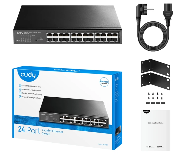 SWITCH   GS1024 24-PORTOWY CUDY-1790302