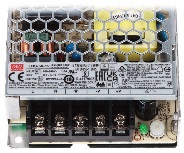 ZASILACZ IMPULSOWY LRS-50-12 MEAN WELL-1663443