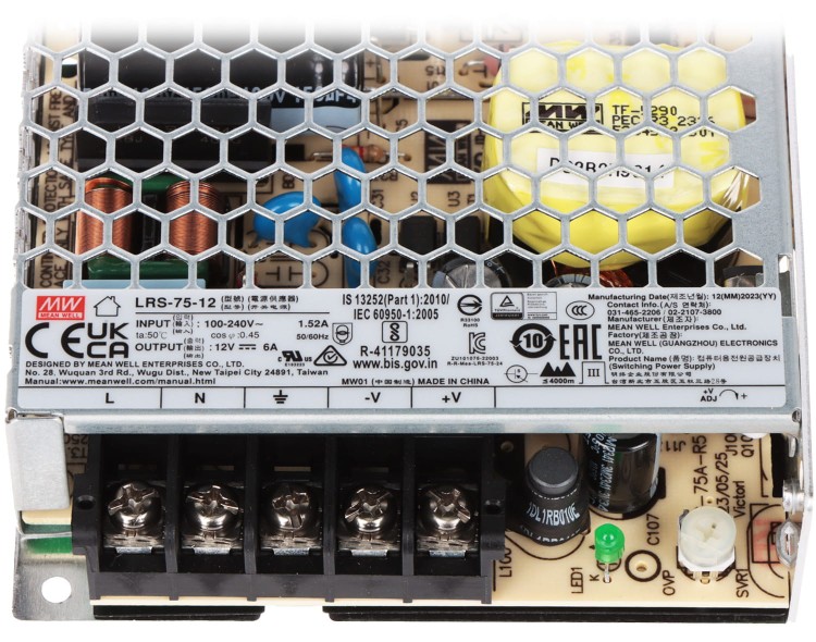 ZASILACZ IMPULSOWY LRS-75-12 MEAN WELL-1663455