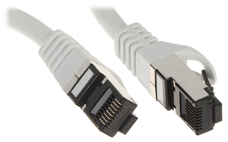 PATCHCORD RJ45/SFTP/8.1/0.25-GREY 0.25m LANBERG-1582448