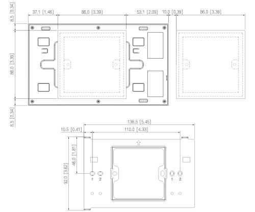 PANEL WEWNĘTRZNY SCP3022A-B IP / Wi-Fi / 2-Wire DAHUA-1822834