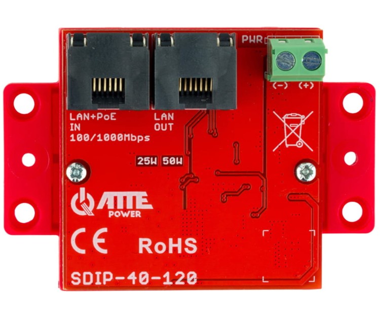 ADAPTER ZASILANIA POE SDIP-40-120 ATTE-1815400