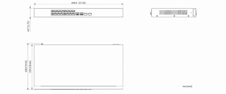 Switch POE SG4020LP 16-PORTOWY SFP DAHUA-1823245