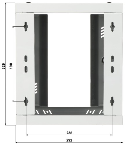 SZAFA RACK WISZĄCA S-RC10-6U-300GG STALFLEX-1696020