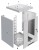 SZAFA RACK WISZĄCA S-RC10-9U-300GG STALFLEX-1688957