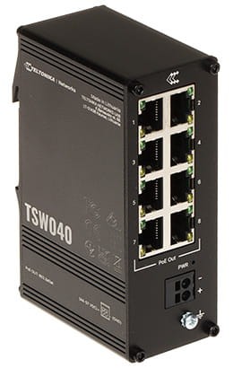 SWITCH PRZEMYSŁOWY POE TSW040 8-PORTOWY Teltonika-1683412