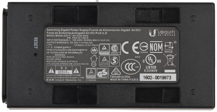 ZASILACZ IMPULSOWY UQ-POE-24-12W-G 12W UBIQUITI-1624842