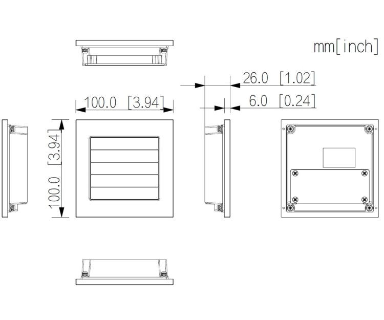 MODUŁ KLAWIATURY VTO4202F-MDB10 DO MODUŁÓW VTO4202F-P, VTO4201F-P, VTO4201F-P1 DAHUA-1823264