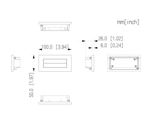 MODUŁ KLAWIATURY VTO4202F-MDB4 DO MODUŁÓW VTO4202F-P, VTO4201F-P, VTO4201F-P1 DAHUA-1869095