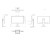 MONITOR HDMI, DP, USB-C, AUDIO, LM27-U401A 27" - 4K UHD DAHUA-1823326