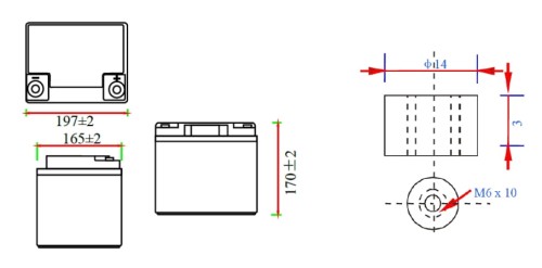 AKUMULATOR 12.8V/50AH/LIFEPO4-MWLJ MW Power-1688217