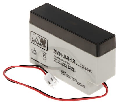 AKUMULATOR 12V/0.8AH-MWS MW Power-1623763