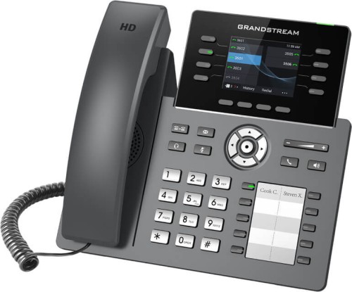 Grandstream GRP2634 – telefon IP – widok pod kątem.jpg