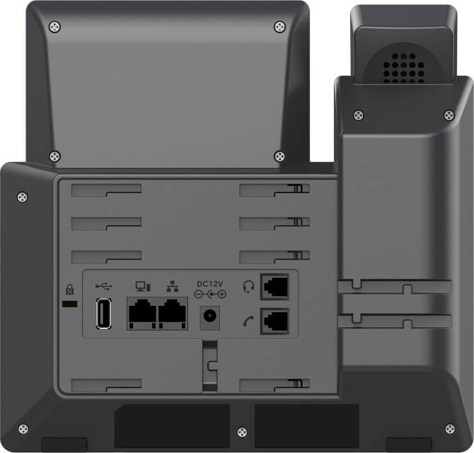 Grandstream GRP2634 – telefon IP – panel złączy.jpg