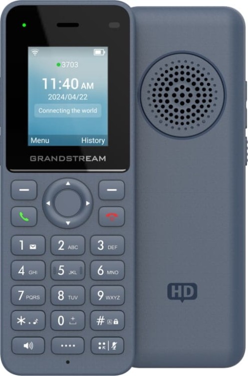 Grandstream WP816 – telefon WiFi VoIP – widok z przodu i tyłu.jpg
