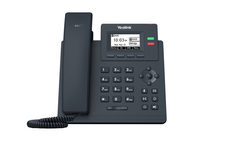 Yealink SIP-T31G – telefon IP – widok z przodu.png