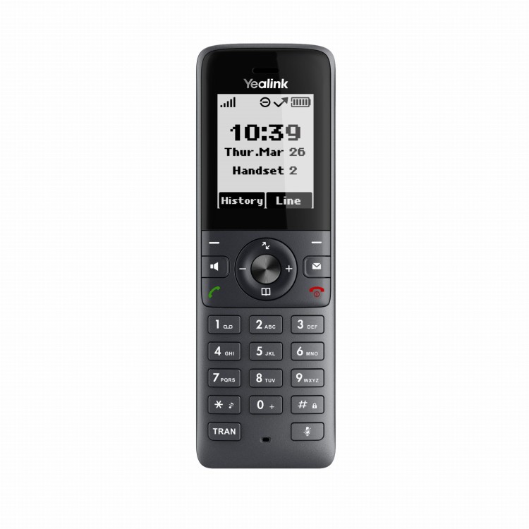 Yealink W71H – słuchawka DECT – widok z przodu.jpg