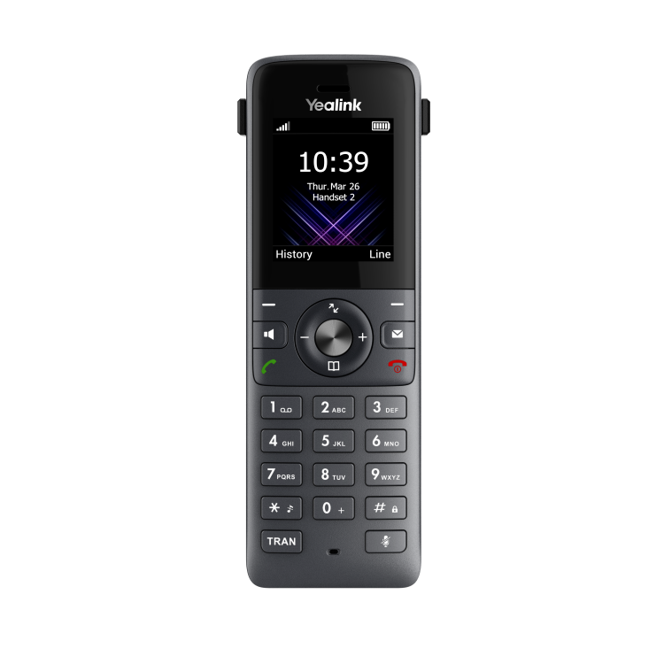 Yealink W73H – słuchawka DECT – widok z przodu.png