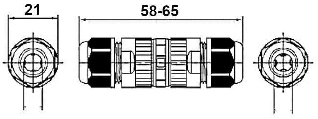 PUSZKA POŁĄCZENIOWA PUH-3P-M16-1332546