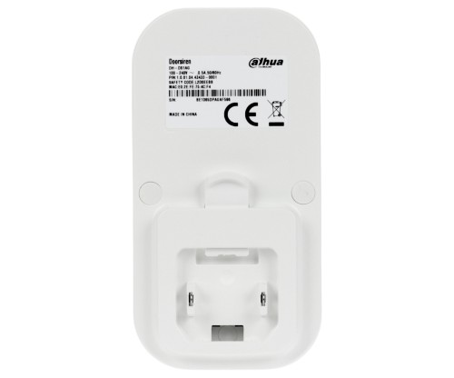 DZWONEK BEZPRZEWODOWY Z KAMERĄ + GONG BEZPRZEWODOWY VDKP01-BG Wi-Fi 6, 4Mpx DAHUA-1884270