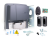 Zestaw CAME BX PLUS SPACE do 400kg bram przesuwnych-1588408