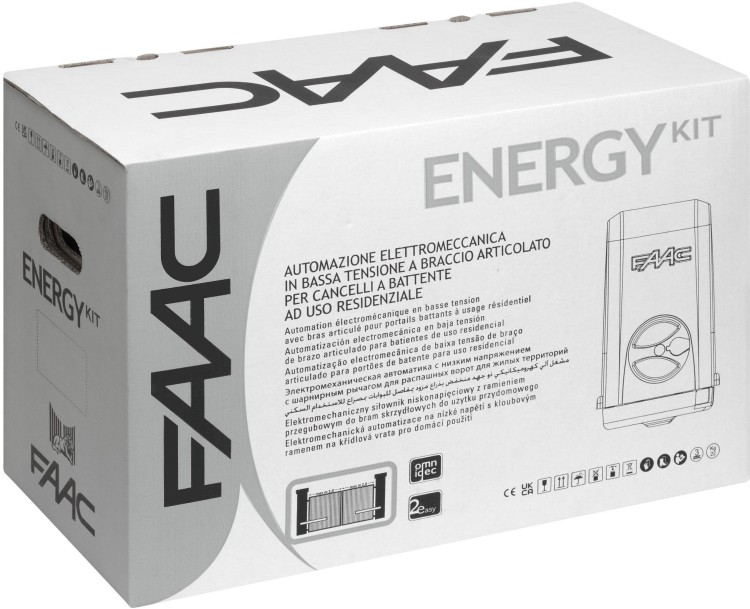 Zestaw Energy FDS - FAAC 392 24V do 5m bram dwuskrzydłowych-1803812