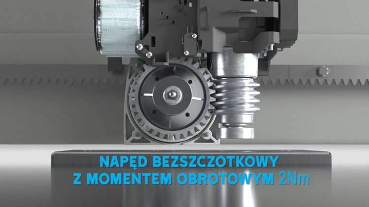 Napęd/siłownik CAME BKX08AGF BRUSHLESS do 800kg bram przesuwnych-1930847