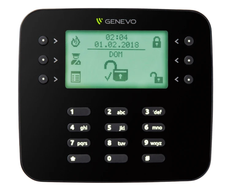 KLAWIATURA DO CENTRALI ALARMOWEJ LCD-SL-BK GENEVO-1938288
