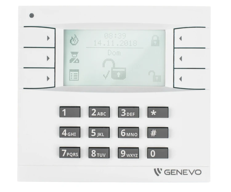 KLAWIATURA DO CENTRALI ALARMOWEJ PRIMA-LCD-WH-WH GENEVO-1938294