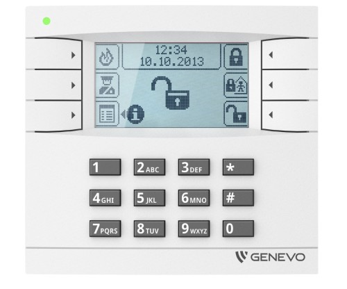 KLAWIATURA DO CENTRALI ALARMOWEJ PRIMA-LCD-WH-WH GENEVO-1938293