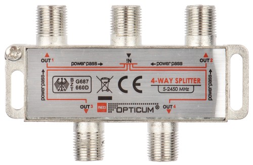 ROZGAŁĘŹNIK RI-4/1F-SAT-OPTI OPTICUM-1335038