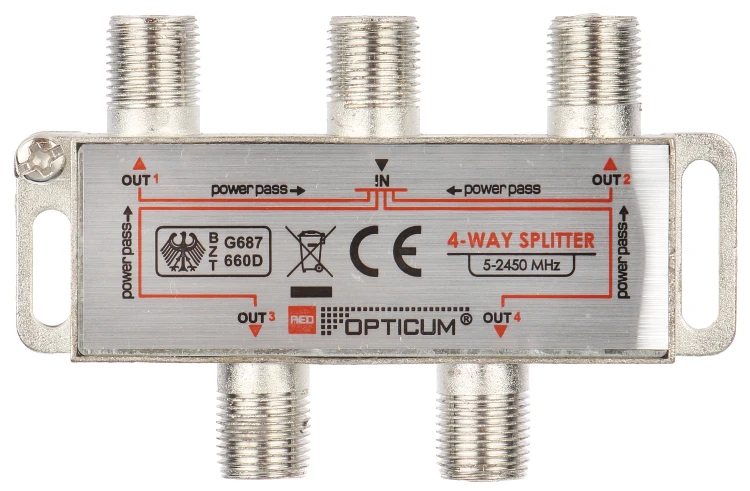 ROZGAŁĘŹNIK RI-4/1F-SAT-OPTI OPTICUM-1335038